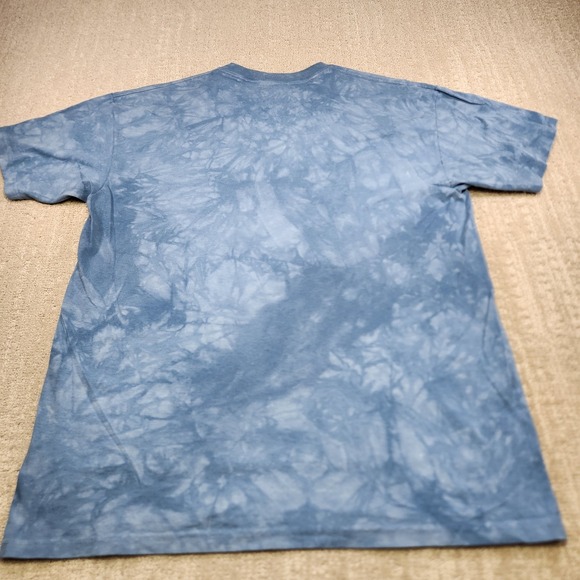 Vintage The Mountain Shirt Adult XL Tie Dye Horse Nature Tee Y2K Blue USA - Picture 7 of 8
